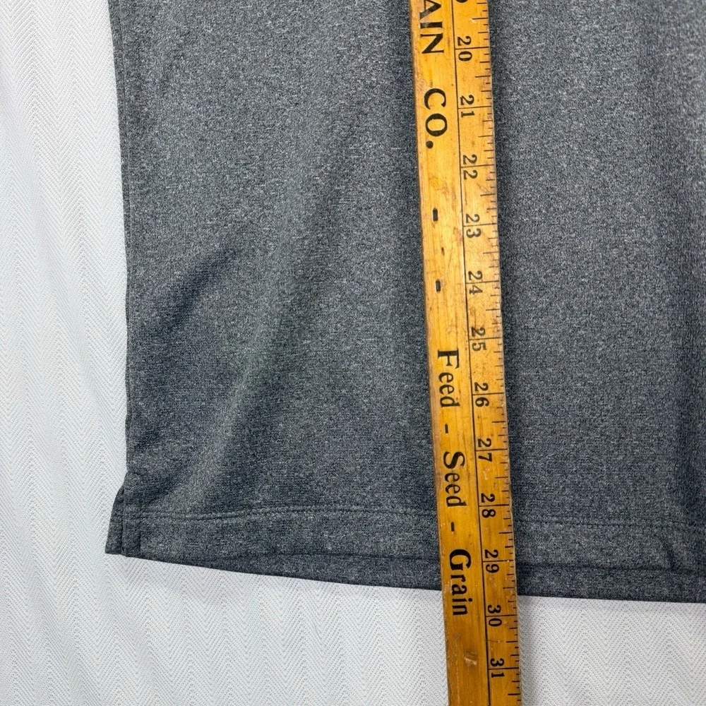 Nike Golf Men's Large Red Gray 1/4 Zip Pullover‎ Long Sleeve